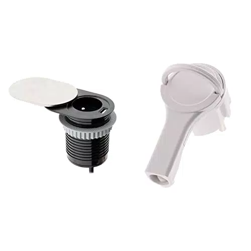Otio Bloc Prise Encastrable Compact à Glissière avec Port USB - Zenitech 16A