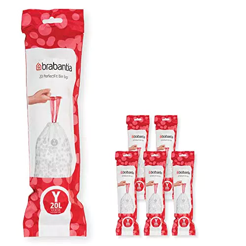 Brabantia Sacs Poubelle PerfectFit Multipack, Ultra Résistant