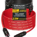 Câble Solaire 4mm²/6mm² avec Connecteurs Mâles et Femelles - Rallonge IP67 15M