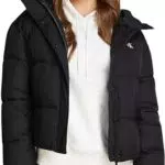 Calvin Klein Veste Matelassée Femme Short à Capuche