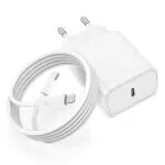 Chargeur Apple MFi 20W avec câble USB-C 2m pour iPhone 13/12/11