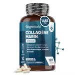 NatiCol Collagène Marin avec Acide Hyaluronique, Vitamine C et Zinc pour la Peau