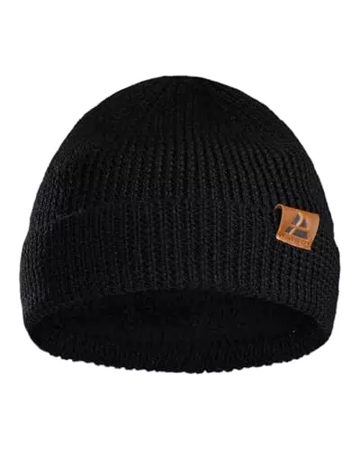 DANISH ENDURANCE Bonnet en Laine Mérinos Doublé Polaire pour Hommes et Femmes