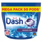 Dash Capsules Lessive 2-en-1 Ultra Nettoyantes, Élimine Salissures et Taches