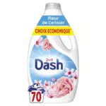Dash Lessive Liquide 2en1 Fleurs de Cerisier et Eau de Rose, Fraîcheur Longue Durée