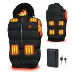 Faxpot Gilet Chauffant Électrique pour Hommes et Femmes, Modèle 806-X