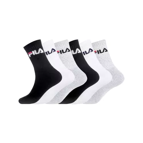 Fila Chaussettes Sport Homme Confortables en Coton - Lot de Socquettes