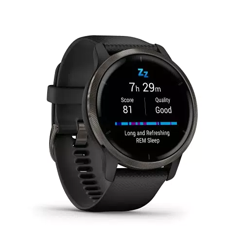 Garmin Venu 2 - Montre connectée GPS multisports avec écran AMOLED et autonomie 10 jours
