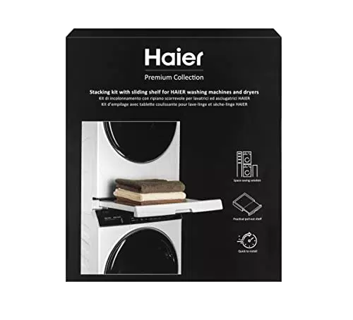 Haier Kit de Superposition pour Lave-Linge et Sèche-Linge - Qualité Supérieure