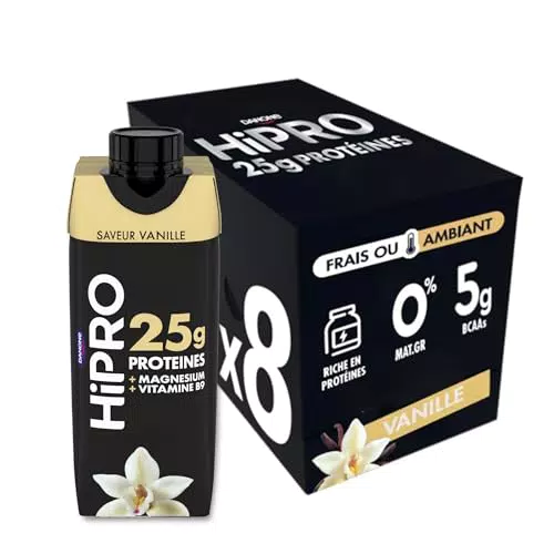 Hipro Boisson Protéinée Saveur Vanille 330ml