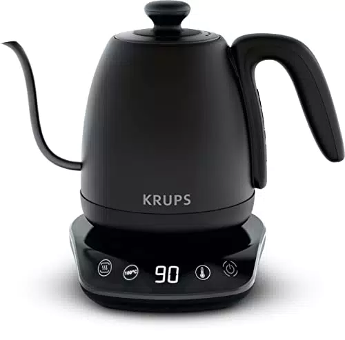 Krups Bouilloire col de cygne, modèle Café Control BW923810, 8 températures