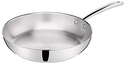 Lagostina Accademia Lagofusion Poêle en Acier Inoxydable Ø 24 cm pour Induction et Gaz