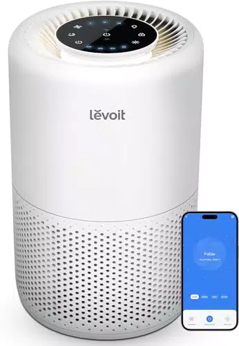 Levoit Purificateur d'Air Silencieux, Élimine 99,97% des Allergènes, Compatible Alexa