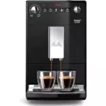Melitta Purista Noire, Machine à Café à Grain avec Broyeur et Système d'Extraction des Arômes
