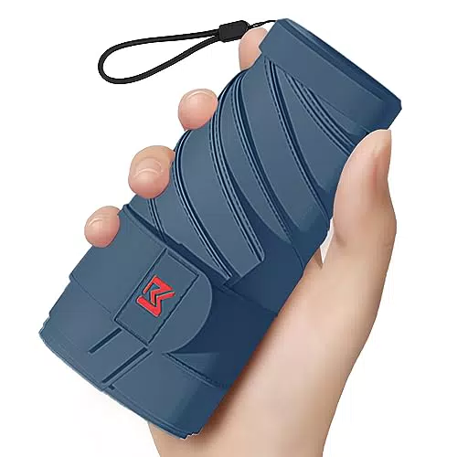 Moorrlii Mini Parapluie Pliant Anti-UV Compact et Étanche pour Femmes et Filles
