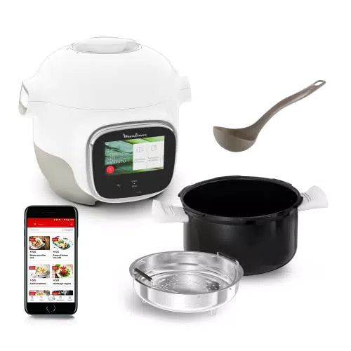 Moulinex Cookeo Touch Wifi Mini - Multicuiseur intelligent haute pression, YY5132FB