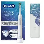 Oral-B Pro 3 3500 Brosse À Dents Électrique Blanche avec capteur de pression intelligent