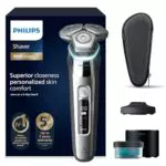 Rasoir Électrique Philips S9000 Wet & Dry pour Hommes - Technologie SkinIQ & Tondeuse à Barbe