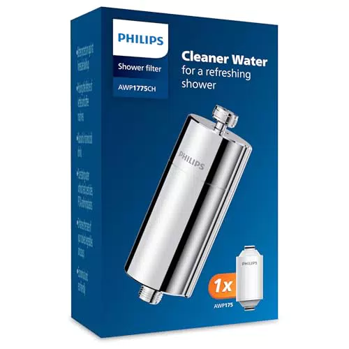 Philips Water - Filtre de douche réduit le chlore jusqu'à 99% et facile à installer