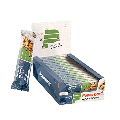 Powerbar Protein Naturel Barre Végétalienne aux Noix et Myrtilles