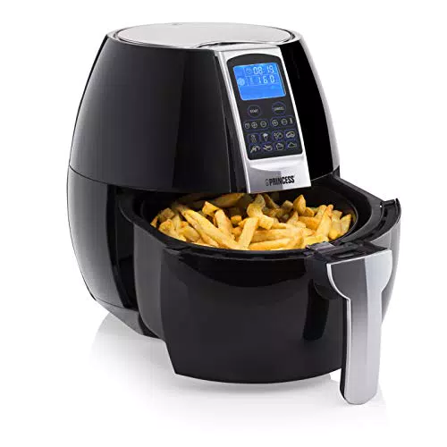Princess Friteuse Aerofryer XL 1500 W - Panneau de contrôle digital, 8 programmes