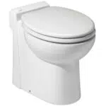 SANIPRO WC Broyeur Intégré Turboflush avec Double Chasse 1L/3L - Made in France