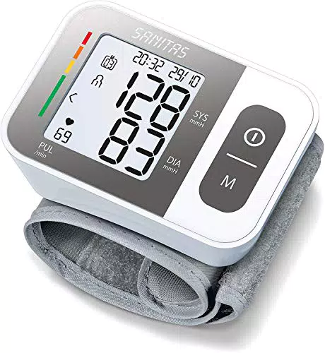 Sanitas SBC 15 - Tensiomètre automatique au poignet avec fonction d'avertissement
