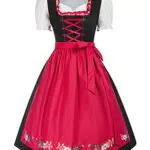 Scarlet Darkness Robe de Costume Dirndl Oktoberfest Modèle SL0063S21