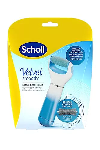 Scholl Râpe Pieds Électrique Velvet Smooth Anti-Callosités avec Recharge