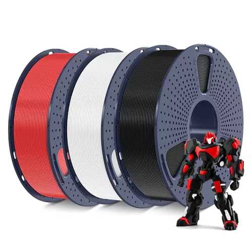 SUNLU Filament PETG 1,75 mm pour Imprimante 3D - Robustesse et Résistance aux Chocs
