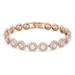 Swarovski Bracelet Angelic Femme en Cristaux Brillants et Métal Rhodié