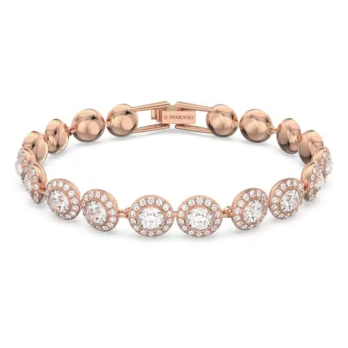 Swarovski Bracelet Angelic Femme en Cristaux Brillants et Métal Rhodié