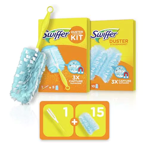 Swiffer Duster Plumeau 3D Clean, Pack de 10 Recharges