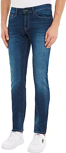 Tommy Jeans Jean Homme Scanton Slim Stretch, Bleu