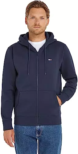 Tommy Jeans Sweat À Capuche Homme Fermeture Éclair TJM Regular Zip