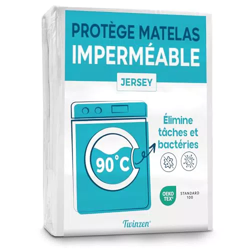Twinzen - Protège Matelas Imperméable et Respirant pour Confort Optimal