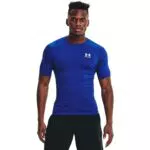 Under Armour T-shirt Homme UA HG Armour Comp à Manches Courtes