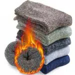 VoJoPi Chaussettes Thermiques en Laine pour Femme - Confort Hivernal