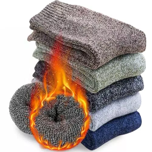VoJoPi Chaussettes Thermiques en Laine pour Femme - Confort Hivernal