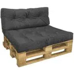 Vounot Coussins pour Palette Europe Intérieur et Extérieur en Polyester Imperméable