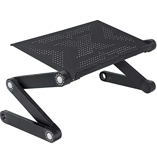 Wonder Worker Newton - Table de Lit Portable Ergonomique et Réglable en Aluminium