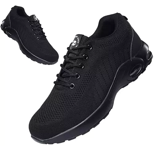 Ziitop Chaussures de sécurité Homme Femme - Baskets de travail respirantes et légères