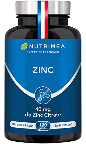 Nutrimea Zinc Citrate 100% Pur - Haute Absorption pour lutter contre l'acné