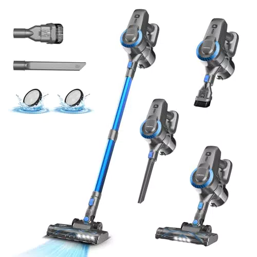 Aspirateur Balai sans Fil N300 - 175W, 25KPa, 50Min d'Autonomie, 6 en 1