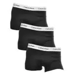 Calvin Klein Boxers Taille Basse en Coton-Élasthanne pour Homme