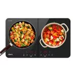 CIARRA CBTIH2 Plaque à Induction Portable 2 Feux 3500W avec Commande Tactile
