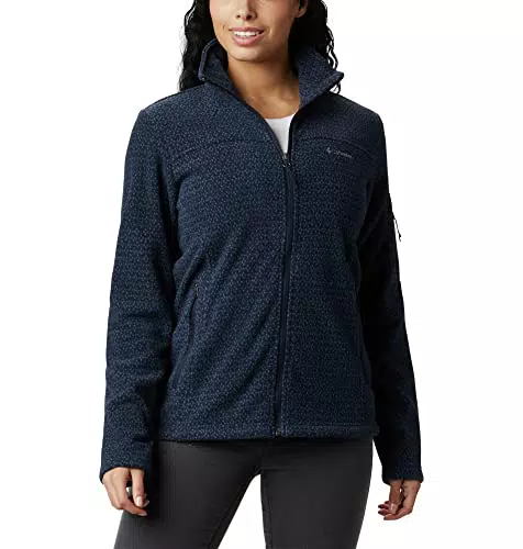 Columbia Fast Trek Jacket Femme - Veste Polaire Zippée pour Activités Extérieures
