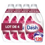 Dash Lessive Liquide 2en1 - Technologie Ultra Nettoyante, Élimine Taches