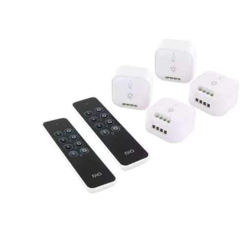 DiO Set de modules d'éclairage connectés on/off avec télécommandes
