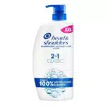 Head & Shoulders Classic 2 en 1 Shampoing Antipelliculaire - Élimine 100% des Pellicules